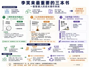 李笑来最重要的三本书,是一套普通人的成长操作系统-定投人生