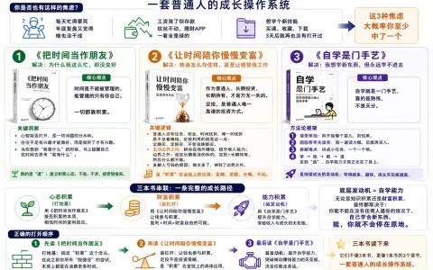 李笑来最重要的三本书，是一套普通人的成长操作系统